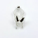 Magical Little Gilded Ear Rabbit, c. 1920s Molded Glass, Light as Air Perfume Bottle