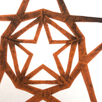 Fine Antique Cut and Spatter Painted Paper Star