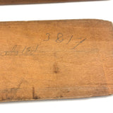 19th Century Homemade Dominoes in Custom Box with Hand-Inked Lettering (27)