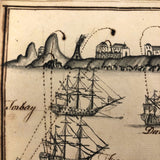 1783 British Notebook, Partial, with Ships, Fish, Geometry, etc.