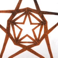 Fine Antique Cut and Spatter Painted Paper Star