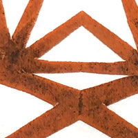 Fine Antique Cut and Spatter Painted Paper Star