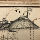 1783 British Notebook, Partial, with Ships, Fish, Geometry, etc.