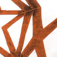 Fine Antique Cut and Spatter Painted Paper Star