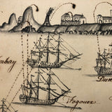 1783 British Notebook, Partial, with Ships, Fish, Geometry, etc.