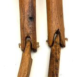 SOLD Unusual Older Inuit Carved Articulated Figure with Sad Face and Sinew Joints