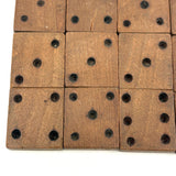 19th Century Homemade Dominoes in Custom Box with Hand-Inked Lettering (27)