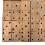 19th Century Homemade Dominoes in Custom Box with Hand-Inked Lettering (27)