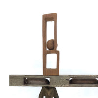 Satisfying Little Thin Walled Tiered Ball in Cage Whimsy