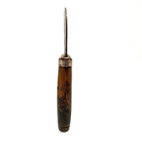 Antique Handmade Folk Art Knife with Carved Boot Handle