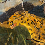 Tiger That Looks to Be a Cheetah, Handmade, Hand-painted Folk Art Puzzle in Custom Box