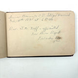 Genia Brown's Autograph Album with Drawing and Writings by Robert Sayers Sheffey, Legendary Roving Evangelist, 1894,  New River, VA
