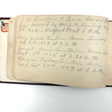 Genia Brown's Autograph Album with Drawing and Writings by Robert Sayers Sheffey, Legendary Roving Evangelist, 1894,  New River, VA