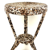 Wonderful Old Iron Milking Stool with Star Cutout and Fantastic Surface