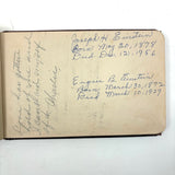 Genia Brown's Autograph Album with Drawing and Writings by Robert Sayers Sheffey, Legendary Roving Evangelist, 1894,  New River, VA