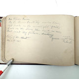 Genia Brown's Autograph Album with Drawing and Writings by Robert Sayers Sheffey, Legendary Roving Evangelist, 1894,  New River, VA