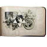 Genia Brown's Autograph Album with Drawing and Writings by Robert Sayers Sheffey, Legendary Roving Evangelist, 1894,  New River, VA