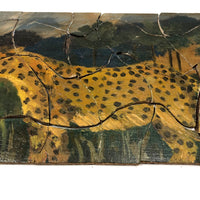 Tiger That Looks to Be a Cheetah, Handmade, Hand-painted Folk Art Puzzle in Custom Box