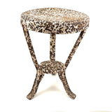 Wonderful Old Iron Milking Stool with Star Cutout and Fantastic Surface