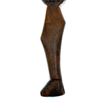 Unusual Old Carved Comb with Booted Leg Shaped Handle
