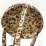 Wonderful Old Iron Milking Stool with Star Cutout and Fantastic Surface