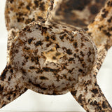Wonderful Old Iron Milking Stool with Star Cutout and Fantastic Surface
