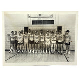 Wonderfully Awkward 1971 High School Alumni-Faculty "All Star" Team Photo with Letter