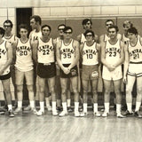 Wonderfully Awkward 1971 High School Alumni-Faculty "All Star" Team Photo with Letter