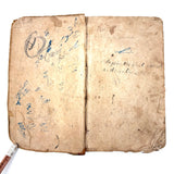 1853 Byerly's New American Spelling Book with Watercolor Bird and Animal Engravings