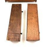 Character-full Antique Doll Dresser with Original Not Quite Oval Mounted Mirror