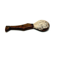 Unusual Old Carved Comb with Booted Leg Shaped Handle