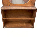 Character-full Antique Doll Dresser with Original Not Quite Oval Mounted Mirror