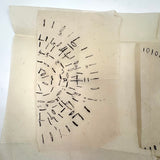 Beautiful 1849 Japanese Sketchbook Filled with Ink Drawings of Plants and Birds