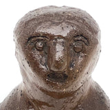 Sewer Tile Folk Art Bust with Great Face