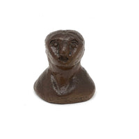 Sewer Tile Folk Art Bust with Great Face