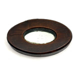 Wonderful Small 19th Century Treen Cased Mirror, Presumed Sailor Made