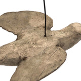Wounded But Lovely Antique Hand-carved Bird on Wire