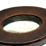Wonderful Small 19th Century Treen Cased Mirror, Presumed Sailor Made
