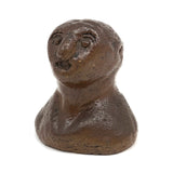 Sewer Tile Folk Art Bust with Great Face
