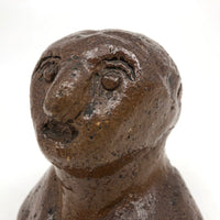 Sewer Tile Folk Art Bust with Great Face