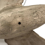Wounded But Lovely Antique Hand-carved Bird on Wire