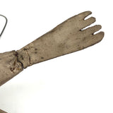 Wounded But Lovely Antique Hand-carved Bird on Wire