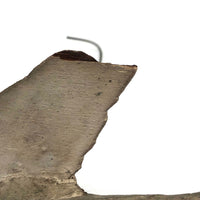Wounded But Lovely Antique Hand-carved Bird on Wire