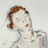 Three Dancers (One Cocked Head!), Adelaide Lawson Gaylor (1889-1986) Watercolor Drawing