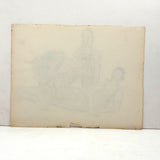 Three Dancers (One Cocked Head!), Adelaide Lawson Gaylor (1889-1986) Watercolor Drawing