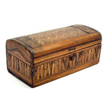 SOLD Early 19th Century Domed Prisoner of War Straw Work Box