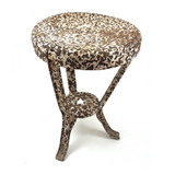 Wonderful Old Iron Milking Stool with Star Cutout and Fantastic Surface