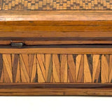 SOLD Early 19th Century Domed Prisoner of War Straw Work Box