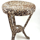 Wonderful Old Iron Milking Stool with Star Cutout and Fantastic Surface