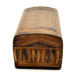 SOLD Early 19th Century Domed Prisoner of War Straw Work Box